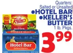 Bravo Supermarkets • HOTEL BAR • KELLER'S BUTTER offer
