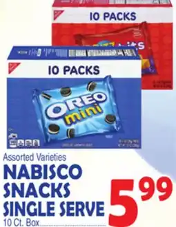 Bravo Supermarkets NABISCO SNACKS SINGLE SERVE offer