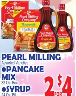Bravo Supermarkets PEARL MILLING PANCAKE MIX, SYRUP offer