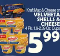 Bravo Supermarkets VELVEETA SHELLS & CHEESE offer