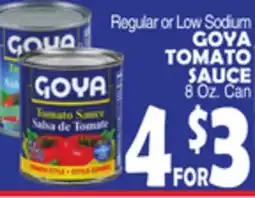Bravo Supermarkets GOYA TOMATO SAUCE offer