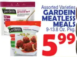 Bravo Supermarkets GARDEIN MEATLESS MEALS offer