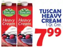 Bravo Supermarkets TUSCAN HEAVY CREAM offer