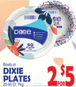 Bravo Supermarkets DIXIE PLATES offer