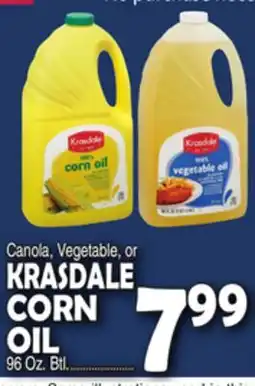 Bravo Supermarkets KRASDALE CORN OIL offer