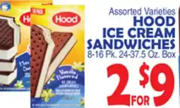 Bravo Supermarkets HOOD ICE CREAM SANDWICHES offer