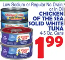 Bravo Supermarkets CHICKEN OF THE SEA SOLID WHITE TUNA offer