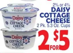 Bravo Supermarkets DAISY COTTAGE CHEESE offer