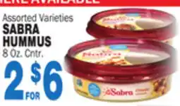 Bravo Supermarkets SABRA HUMMUS offer