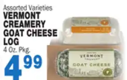 Bravo Supermarkets VERMONT CREAMERY GOAT CHEESE LOG offer