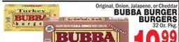 Bravo Supermarkets BUBBA BURGER BURGERS offer