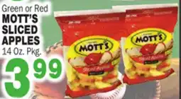 Bravo Supermarkets MOTT'S SLICED APPLES offer