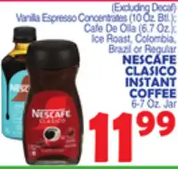 Bravo Supermarkets NESCAFE CLASICO INSTANT COFFEE offer