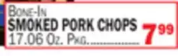 Bravo Supermarkets BONE-IN SMOKED PORK CHOPS offer