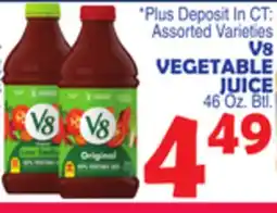 Bravo Supermarkets V8 VEGETABLE JUICE offer
