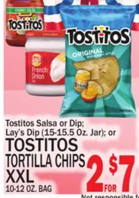 C Town TOSTITOS TORTILLA CHIPS XXL offer
