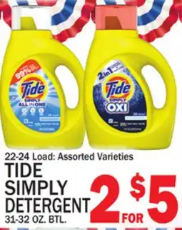 C Town TIDE SIMPLY DETERGENT offer