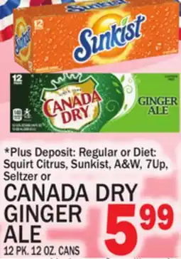 C Town CANADA DRY GINGER ALE offer