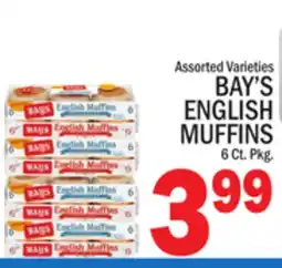 C Town BAY'S ENGLISH MUFFINS offer