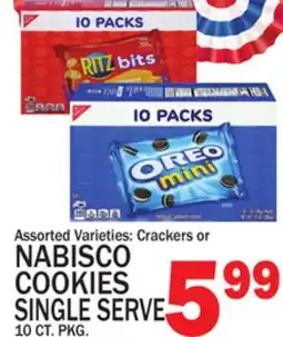 C Town NABISCO COOKIES SINGLE SERVE offer