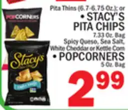 C Town • STACY'S PITA CHIPS • POPCORNERS offer