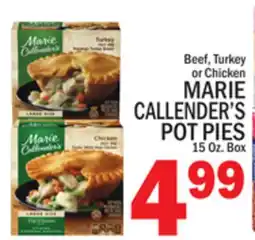 C Town MARIE CALLENDER'S POT PIES offer
