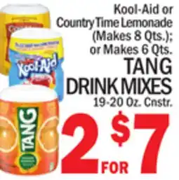 C Town TANG DRINK MIXES offer