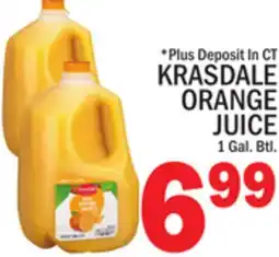 C Town KRASDALE ORANGE JUICE offer