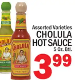 C Town CHOLULA HOT SAUCE offer
