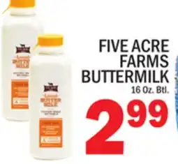 C Town FIVE ACRE FARMS BUTTERMILK offer