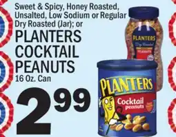 C Town PLANTERS COCKTAIL PEANUTS offer