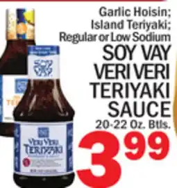 C Town SOY VAY VERI VERI TERIYAKI SAUCE offer