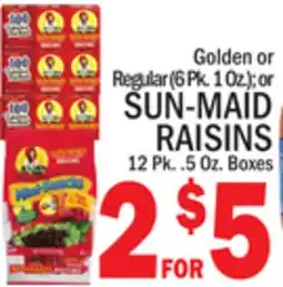 C Town SUN-MAID RAISINS offer