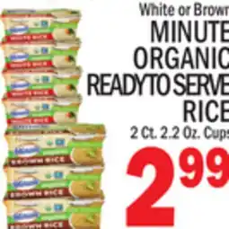 C Town MINUTE ORGANIC READY TO SERVE RICE offer