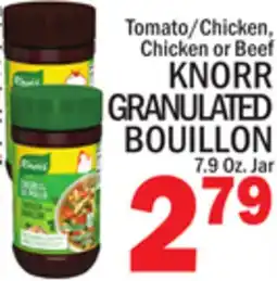 C Town KNORR GRANULATED BOUILLON offer