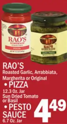 C Town RAO'S, PIZZA, PESTO SAUCE offer