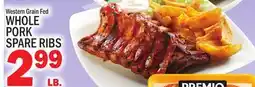 C Town WHOLE PORK SPARE RIBS offer