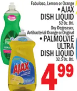 C Town AJAX DISH LIQUID, PALMOLIVE ULTRA DISH LIQUID offer