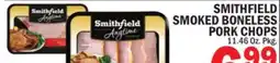 C Town SMITHFIELD SMOKED BONELESS PORK CHOPS offer