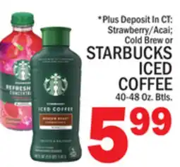 C Town STARBUCKS ICED COFFEE offer