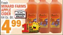 C Town MINARD FARMS APPLE CIDER offer