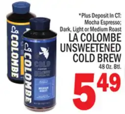C Town LA COLOMBE UNSWEETENED COLD BREW offer