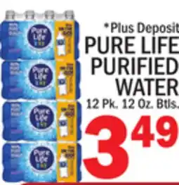 C Town PURE LIFE PURIFIED WATER offer