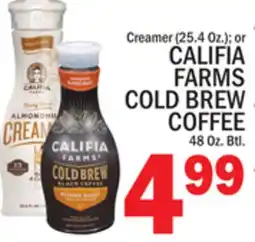 C Town CALIFIA FARMS COLD BREW COFFEE offer