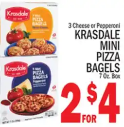 C Town KRASDALE MINI PIZZA BAGELS offer