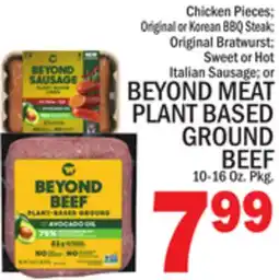 C Town BEYOND MEAT PLANT BASED GROUND BEEF offer