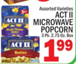 C Town ACT II MICROWAVE POPCORN offer