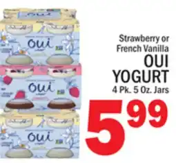 C Town OUI YOGURT offer