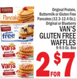C Town VAN'S GLUTEN FREE WAFFLES 9-9.5 Oz. Box offer