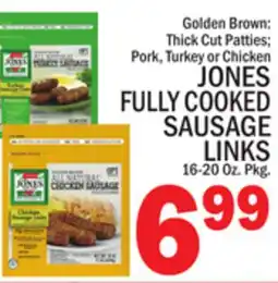 C Town JONES FULLY COOKED SAUSAGE LINKS offer